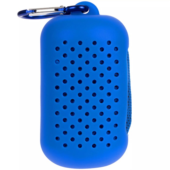 Охлаждающее полотенце Narvik в силиконовом чехле, синее 17230.40