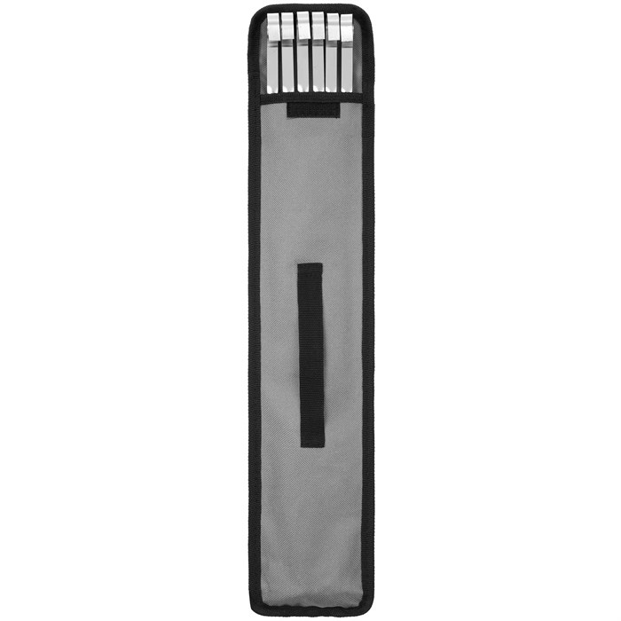 Набор шампуров в чехле Bower, ver.2, серый 17760.10