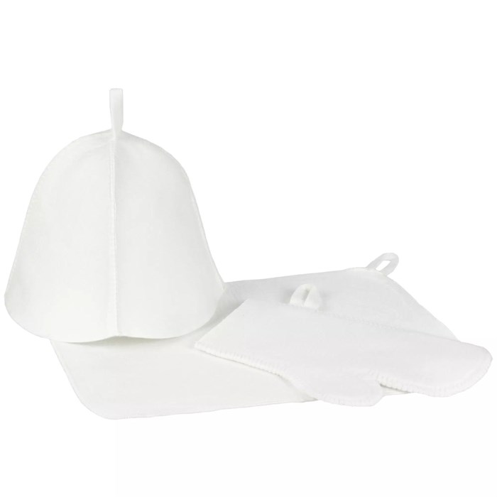 Набор для бани «Парилка», ver.2, белый 20443.60