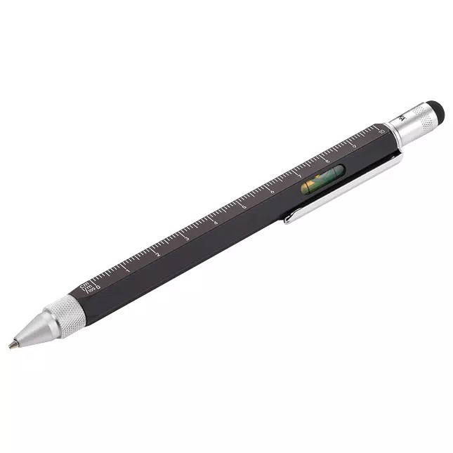 Ручка шариковая Construction, мультиинструмент, черная 6462.30