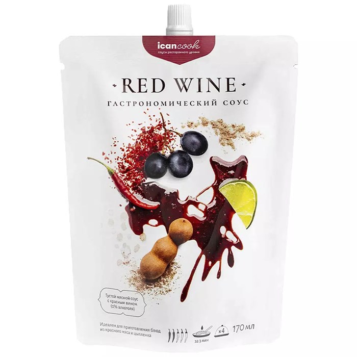 Соус Icancook, большой, красное вино 20171.01