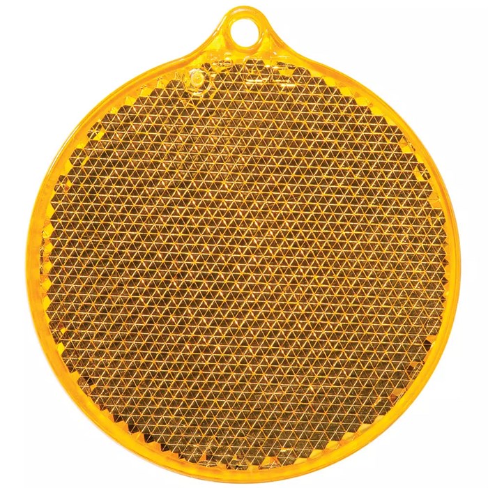 Пешеходный светоотражатель «Круг», оранжевый 4210.20