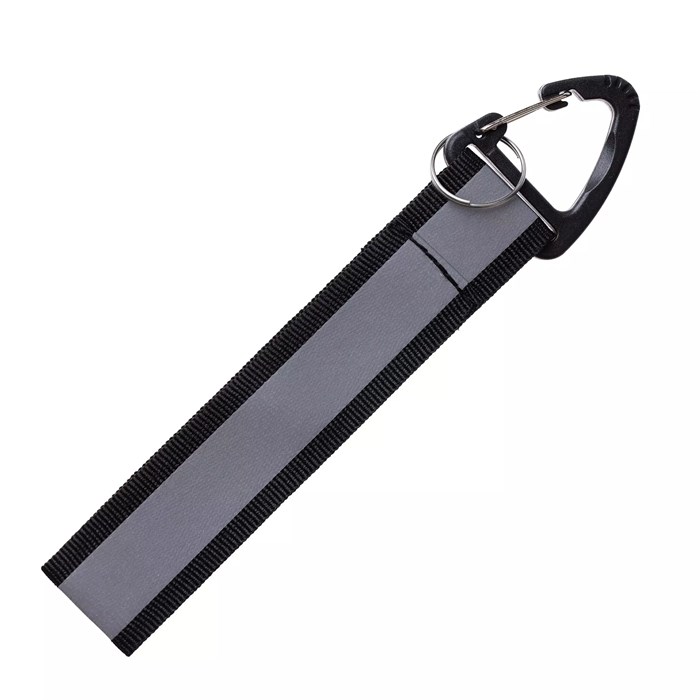 Светоотражающий брелок Flashline, серый с черным 15458.10