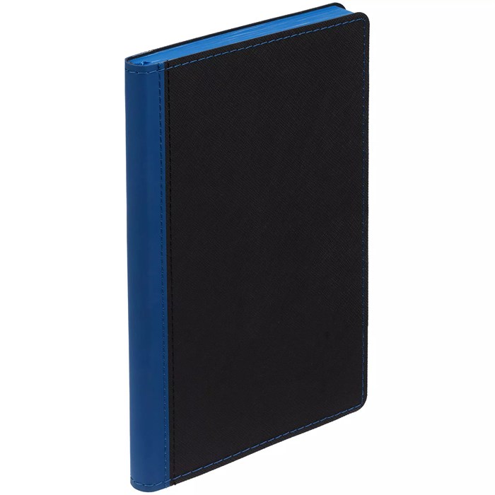 Ежедневник Nice Twice, недатированный, черный с синим 22041.43