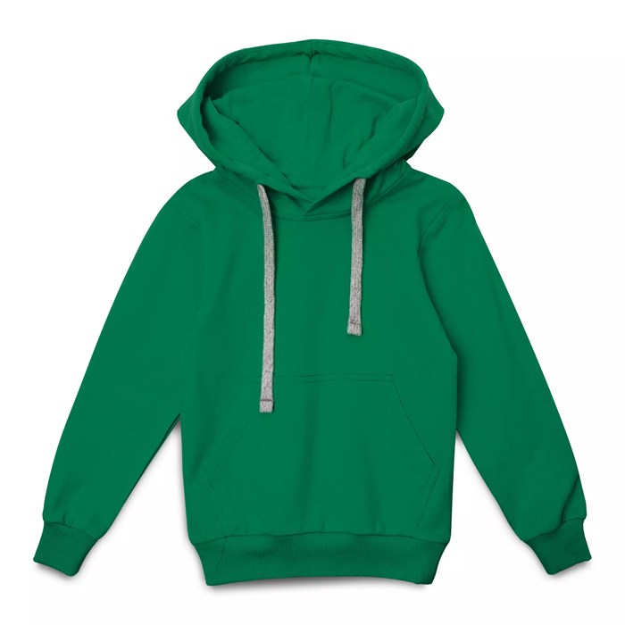Толстовка с капюшоном детская Kirenga Kids, зеленая 11147.92