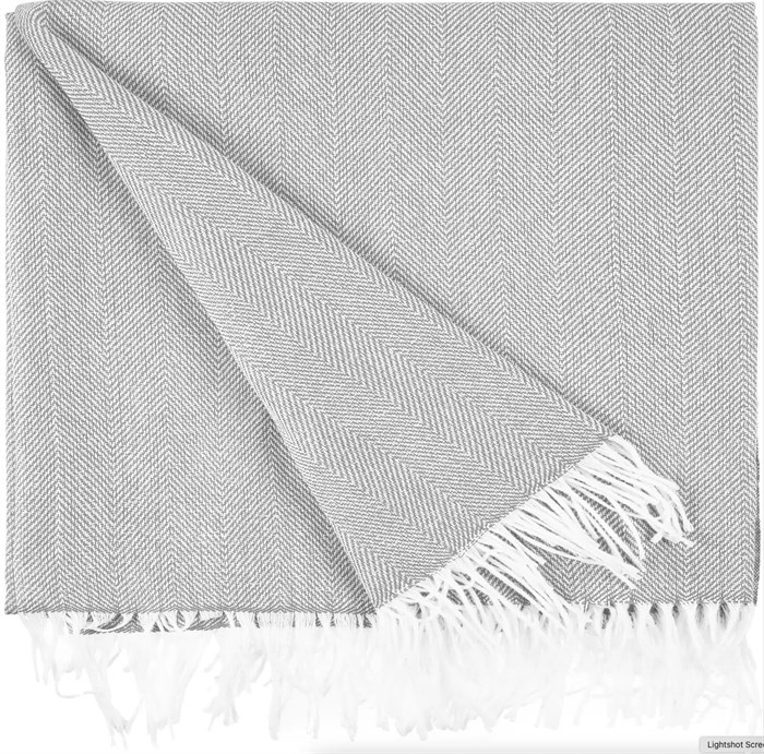 Плед «Гирвас», светло-серый 17851.11