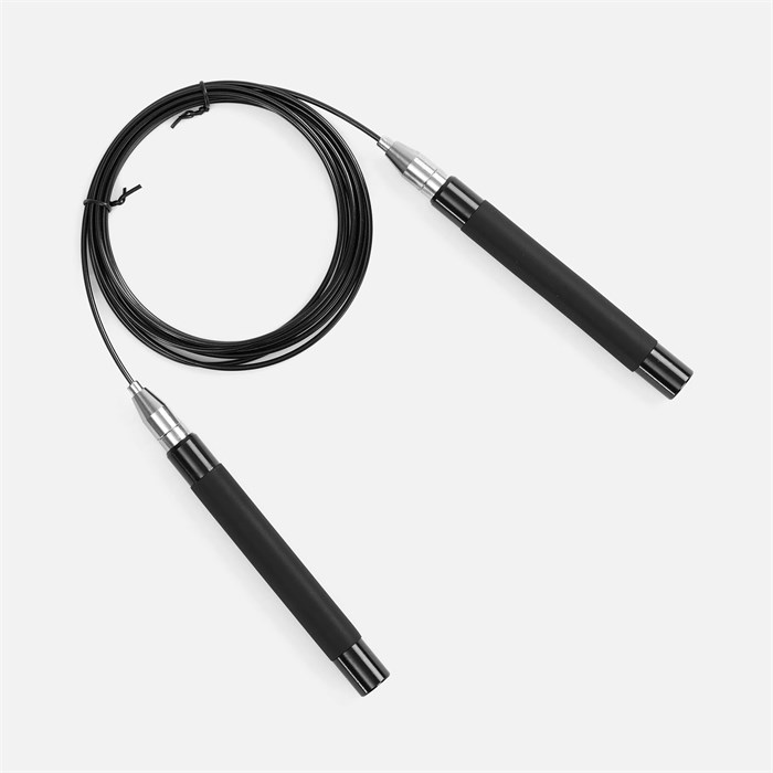 Скоростная скакалка Profi Comfi, черная 18459.30