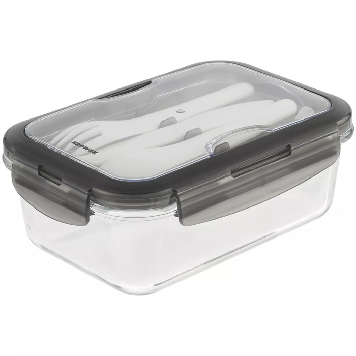 Ланчбокс Hard Work, серый 10872.10