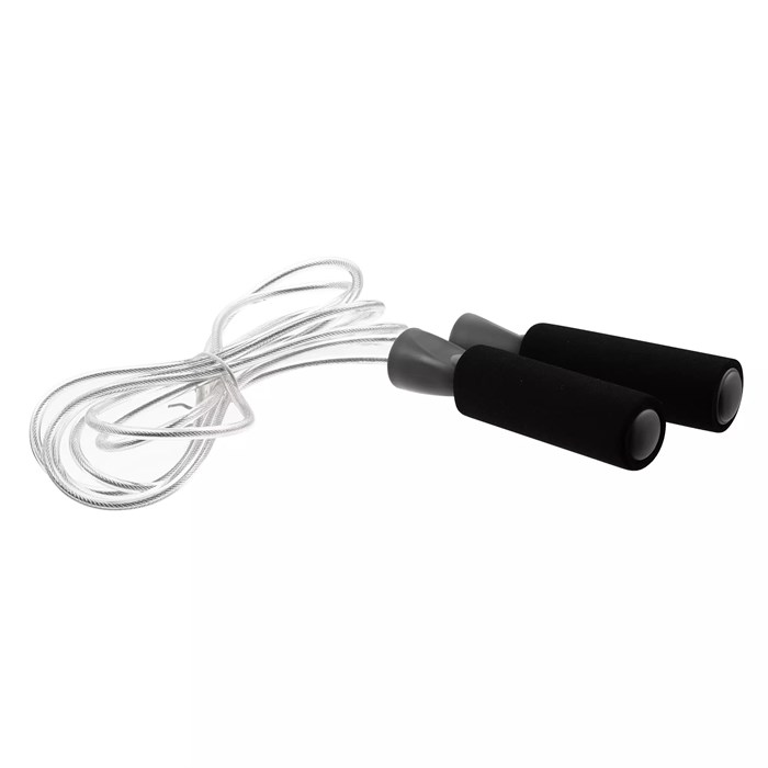 Скакалка скоростная Arriba, черная с серым 17740.30