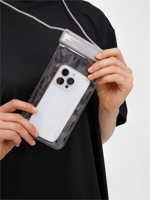 Водонепроницаемый чехол для телефона Aqualock, серый 18723.30