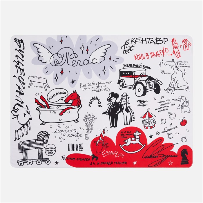 Флисовый плед «Коневедение» 23113.00