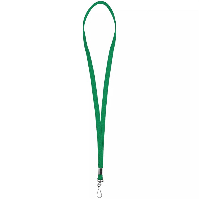 Лента с карабином Colorplan, зеленая 16906.90