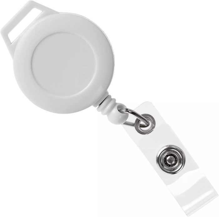 Ретрактор Attach New с ушком под ленту, белый 16241.60