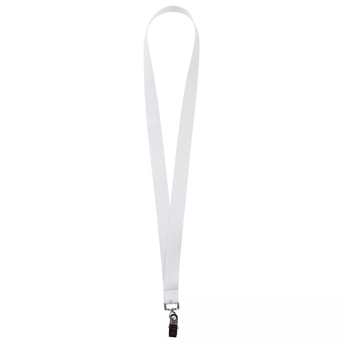 Лента для бейджа Neckband, белая 6876.60