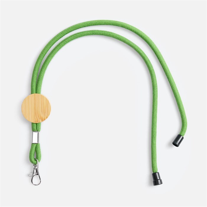 Шнурок для бейджа Tube Wood, зеленый 20382.90