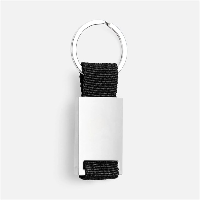 Брелок Inlet с тканевой вставкой, черный 18283.30