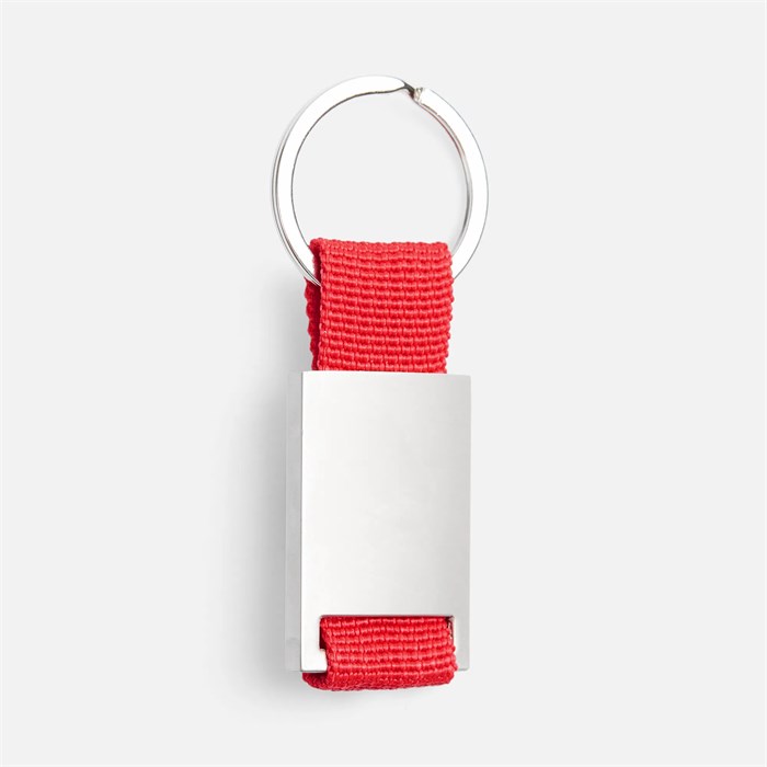 Брелок Inlet с тканевой вставкой, красный 18283.50