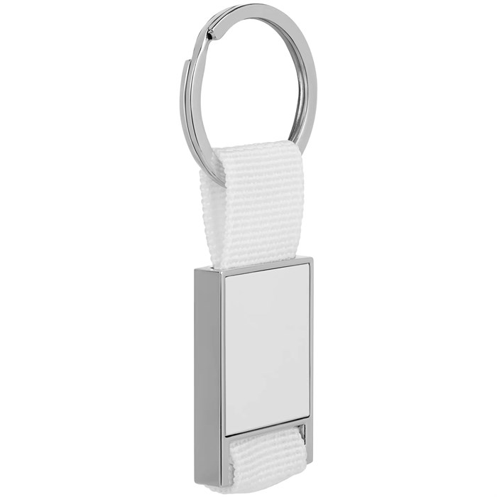 Брелок Stropp с тканевой вставкой, белый 16359.60