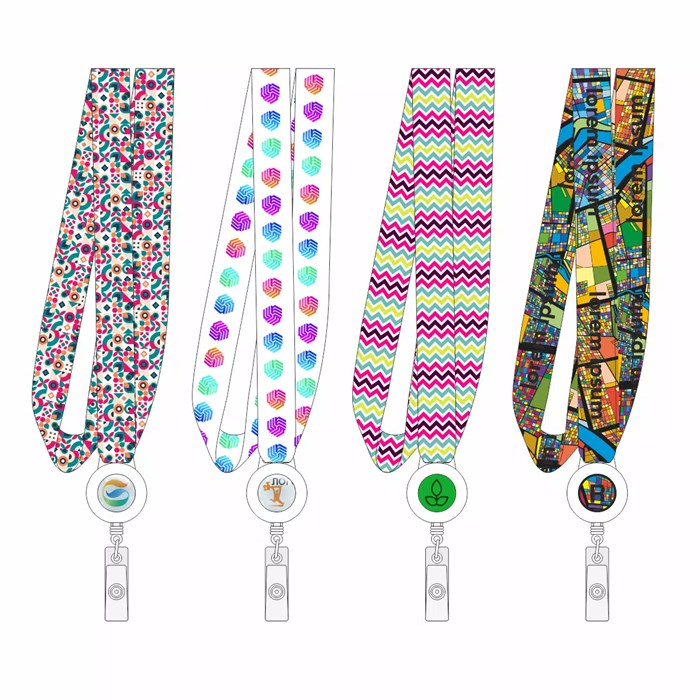 Лента для бейджа с ретрактором TapePrint на заказ 18953.01