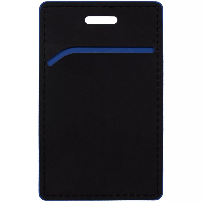 Чехол для пропуска Multimo, черный с синим 17623.34