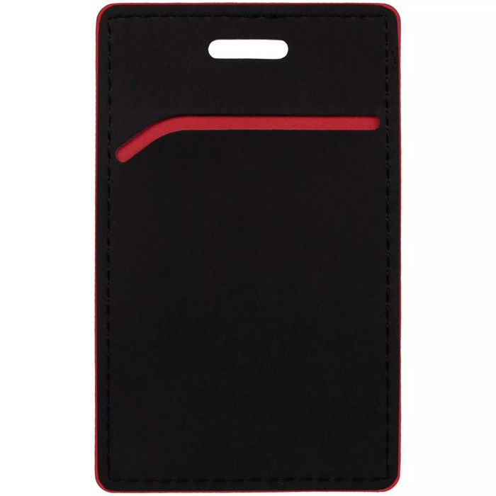 Чехол для пропуска Multimo, черный с красным 17623.35