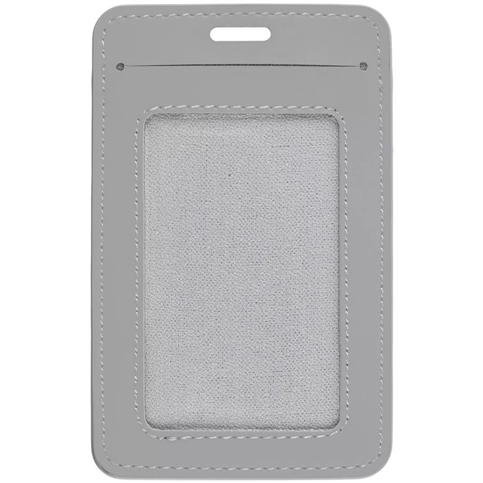 Чехол для пропуска Shall Simple, серый 19094.10
