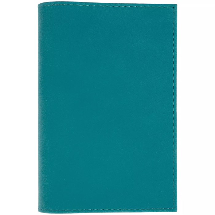 Обложка для паспорта Nubuk, бирюзовая 18090.49