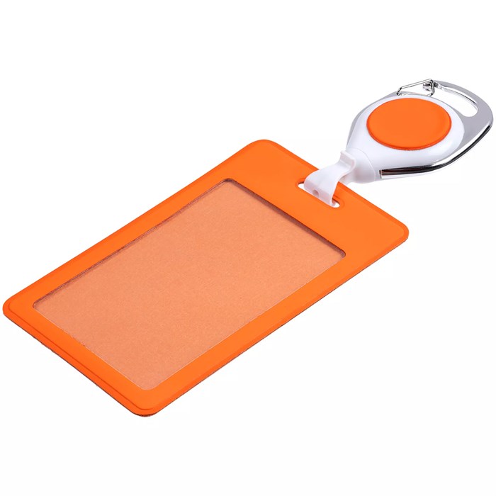 Чехол для пропуска с ретрактором Dorset, оранжевый 73873.20