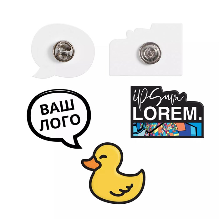 Значок металлический Essence на заказ 18482.01