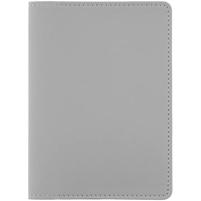 Обложка для паспорта Shall Simple, серый 19096.10