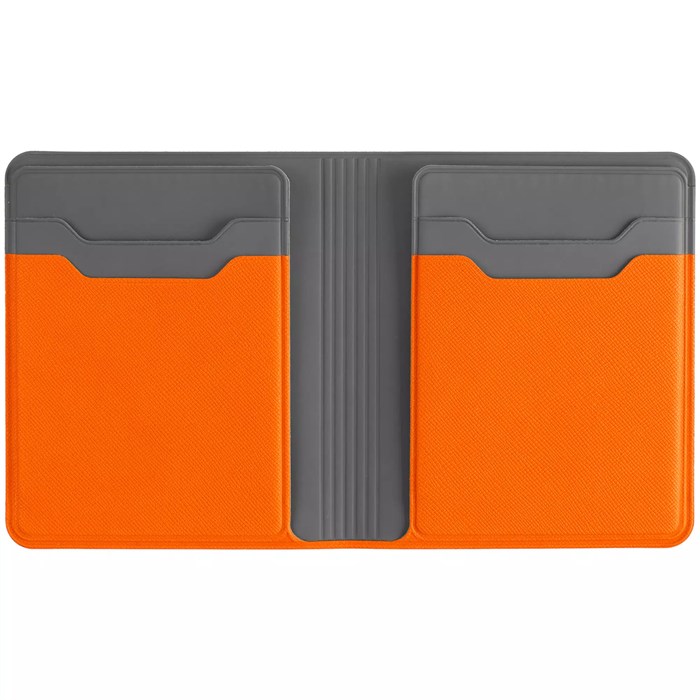 Картхолдер с отделением для купюр Dual, оранжевый 15623.21