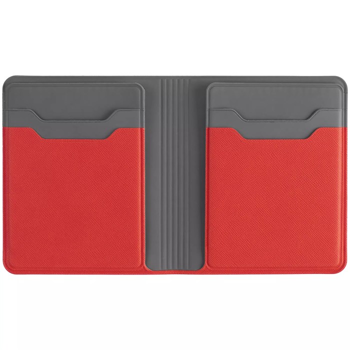 Картхолдер с отделением для купюр Dual, красный 15623.51