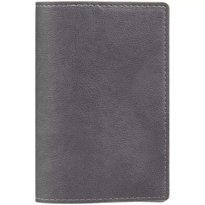 Обложка для паспорта Petrus, серая 15526.10