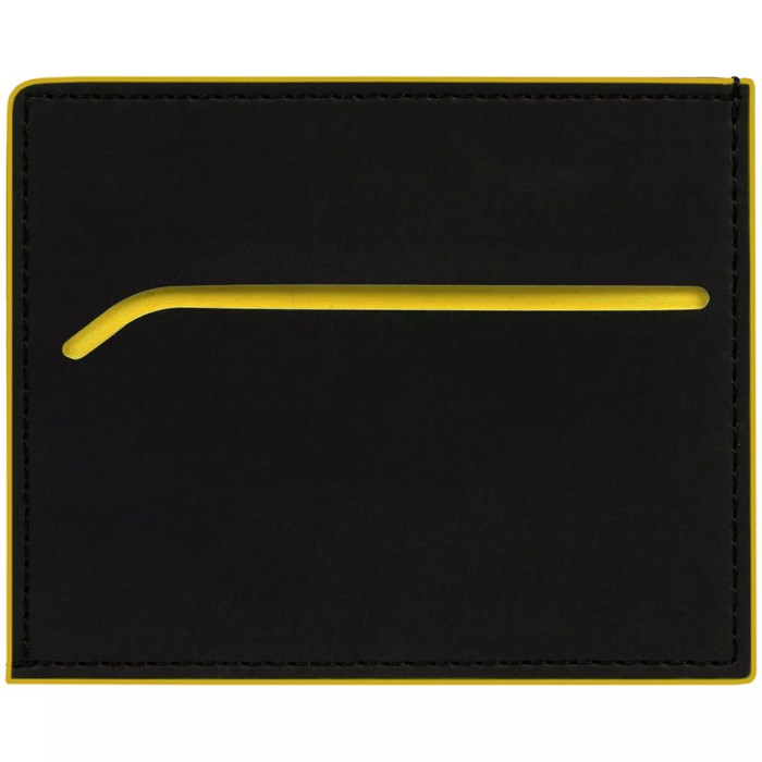 Картхолдер Multimo, черный с желтым 17523.38