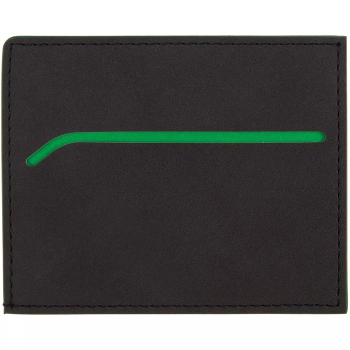 Картхолдер Multimo, черный с зеленым 17523.39