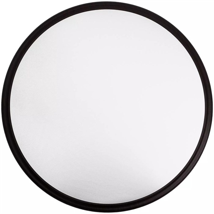 Плакетка Plaque, круглая, венге с серебристой пластиной 20453.10