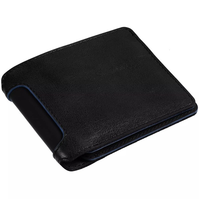 Портмоне Arrival, черное с синим 16154.34