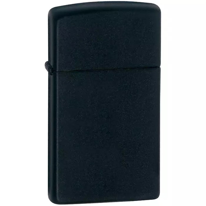 Зажигалка Zippo Slim Matt, матовая черная 12973.30