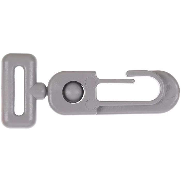 Застежка-карабин Сarabine, S, серый 17932.10