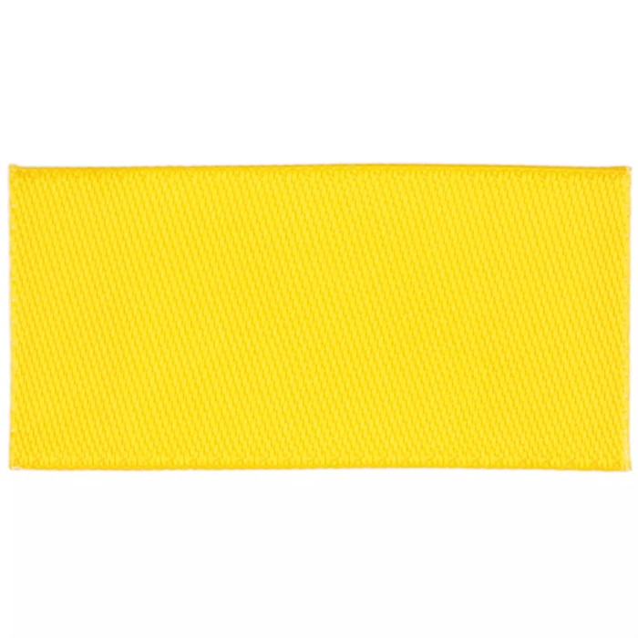 Лейбл тканевый Epsilon, XXS, желтый 16348.80