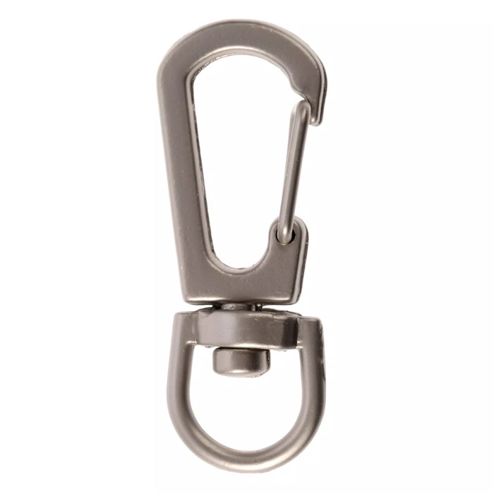 Застежка-карабин Snap Hook, S, серебристая 16506.10
