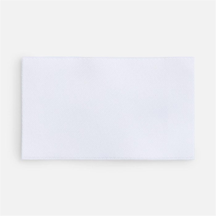 Лейбл тканевый Epsilon, M, белый 17867.60