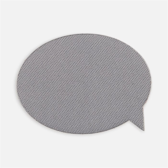 Наклейка тканевая Lunga Bubble, M, серая 17902.10