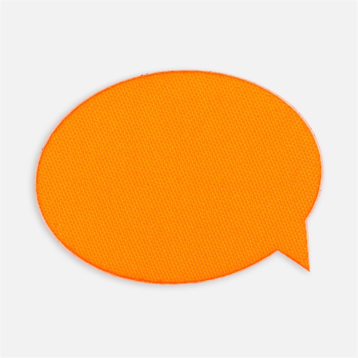 Наклейка тканевая Lunga Bubble, M, оранжевый неон 17902.22