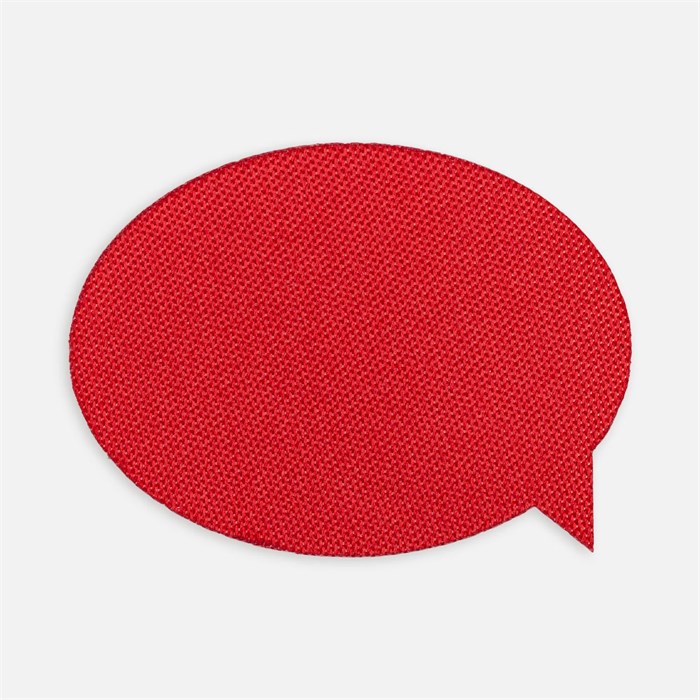 Наклейка тканевая Lunga Bubble, M, красная 17902.50