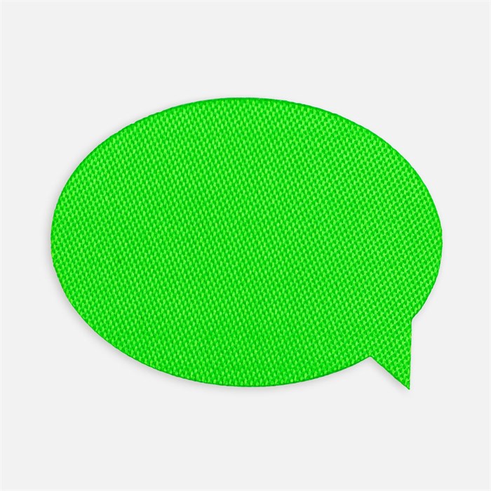 Наклейка тканевая Lunga Bubble, M, зеленый неон 17902.94