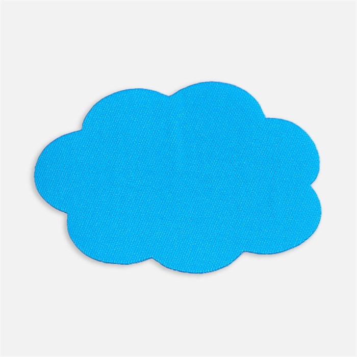 Наклейка тканевая Lunga Calum, L, голубая 17865.14