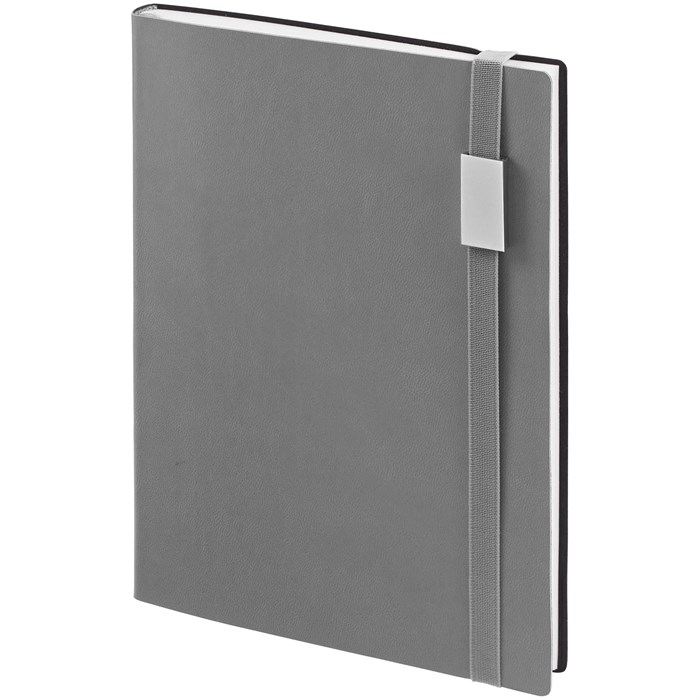 Ежедневник Vivian Metal, недатированный, серый 16654.01
