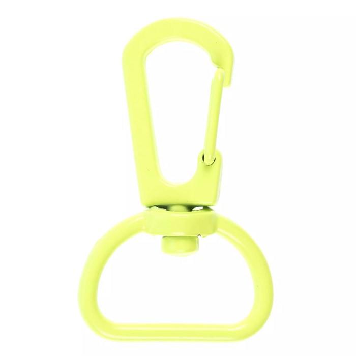Застежка-карабин Snap Hook, M, желтый неон 16507.89