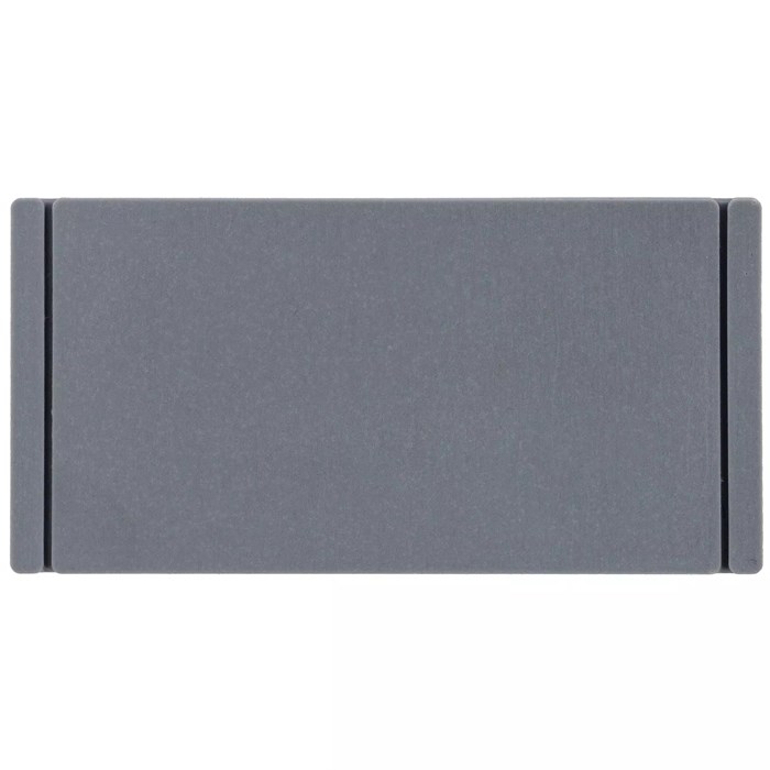 Лейбл из ПВХ Dzeta, S, серый 13916.10